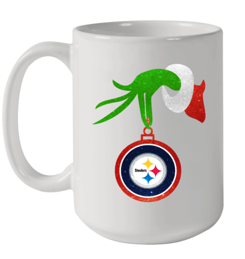 Pittsburgh Steelers Grinch Merry Christmas NFL Football Ceramic Mug 15oz