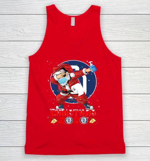 San Diego Padres Funny Santa Claus Dabbing Christmas 2020 MLB Tank Top 5