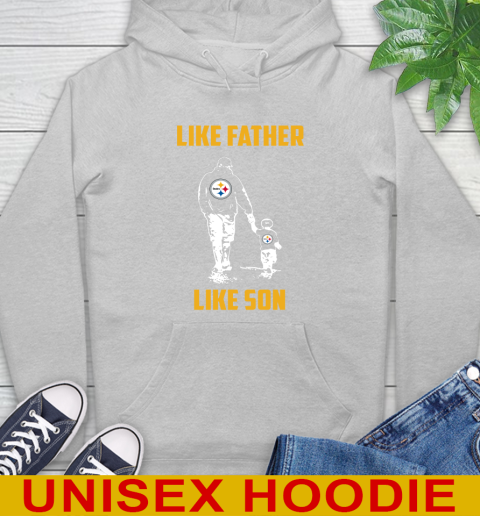 Pittsburgh Steelers NFL Football Like Father Like Son Sports Hoodie 6