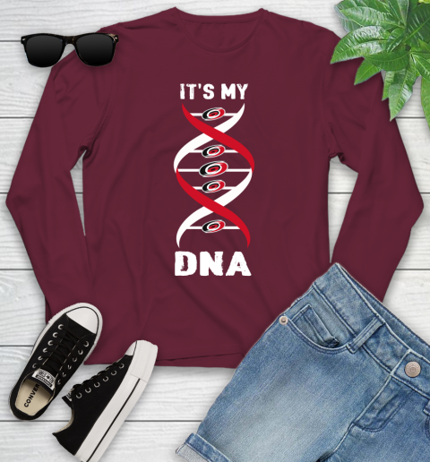 Carolina Hurricanes NHL Hockey It's My DNA Sports Youth Long Sleeve 6