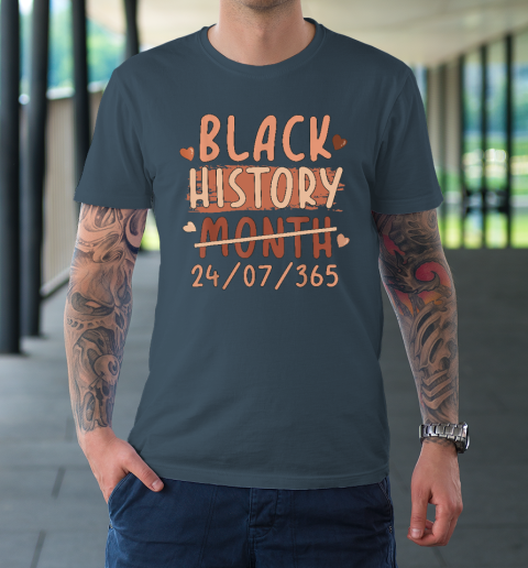 Black History Month Afro Melanin Black Women Afro American T-Shirt 12