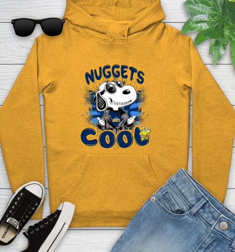 NBA Basketball Denver Nuggets Cool Snoopy Shirt Youth Hoodie 2