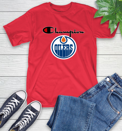 NHL Hockey Edmonton Oilers Champion Shirt T-Shirt 9