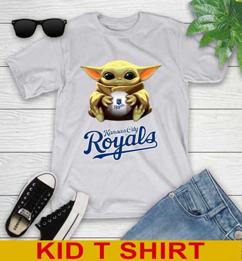 MLB Baseball Kansas City Royals Star Wars Baby Yoda Shirt 105
