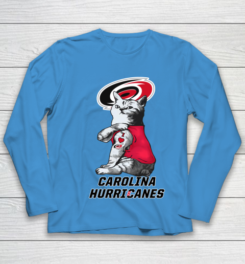 NHL My Cat Loves Carolina Hurricanes Hockey Youth Long Sleeve 5