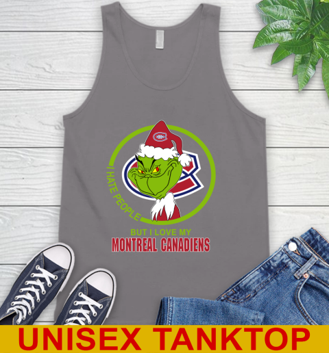 Montreal Canadiens NHL Christmas Grinch I Hate People But I Love My Favorite Hockey Team Tank Top 7