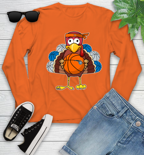 Orlando Magic Turkey thanksgiving day Youth Long Sleeve 4