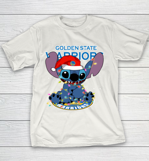 Golden State Warriors NBA noel stitch Basketball Christmas Youth T-Shirt