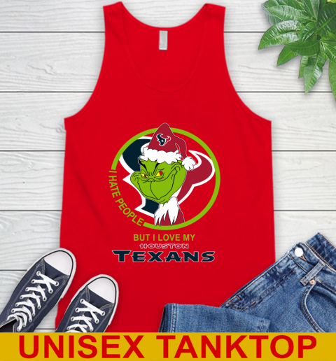 Houston Texans NFL Christmas Grinch I Hate People But I Love My Favorite Football Team Tank Top 6