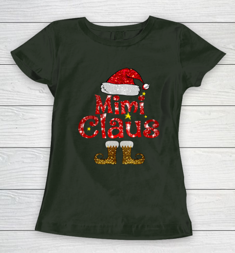 Funny Santa Mimi Claus Merry Christmas Women's T-Shirt 4
