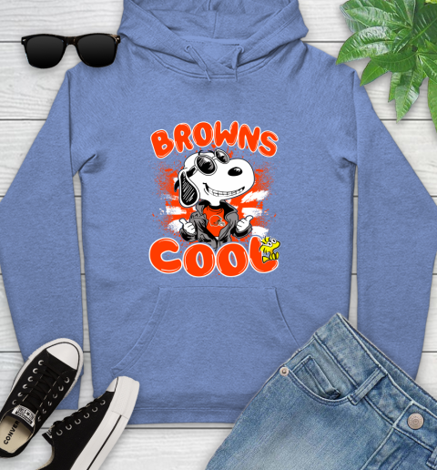 NFL Football Cleveland Browns Cool Snoopy Shirt Youth Hoodie 11