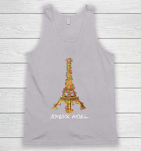 Joyeux Noel French Merry Christmas Eiffel Tower Tank Top 3