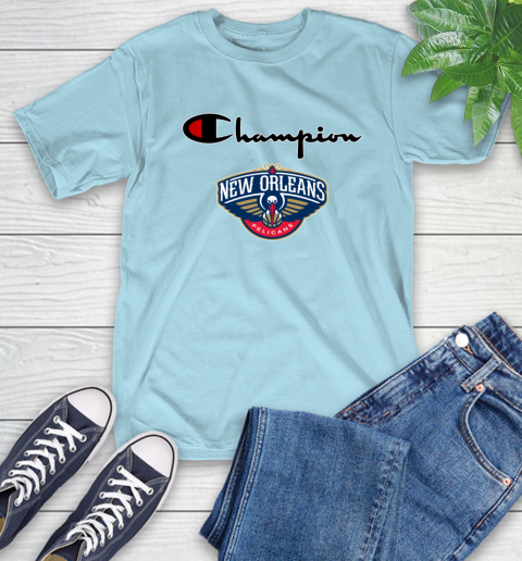 NBA Basketball New Orleans Pelicans Champion Shirt T-Shirt 12
