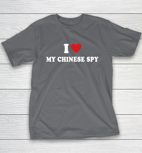 I Love My Chinese Spy I Heart My Chinese Spy Youth T-Shirt 5