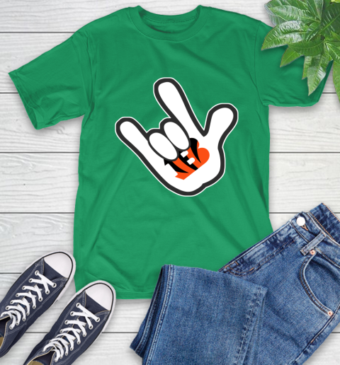Cincinnati Bengals NFL Football Mickey Rock Hand Disney T-Shirt 7