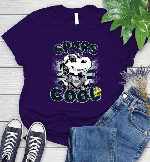 NBA Basketball San Antonio Spurs Cool Snoopy Shirt Women's T-Shirt 4