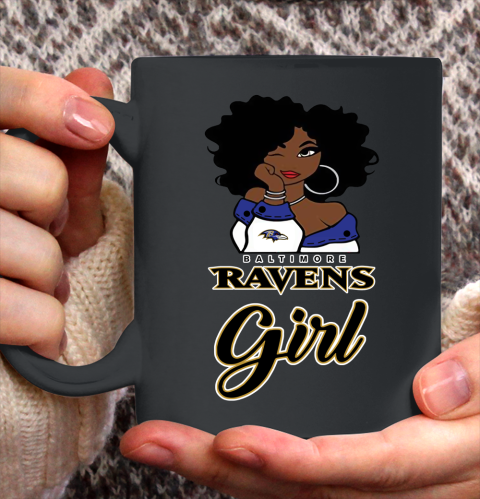 Baltimore Ravens Girl NFL Ceramic Mug 11oz 3