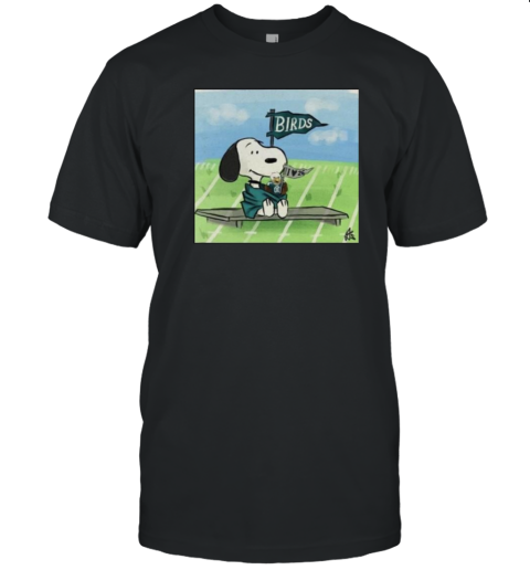 Snoopy Philadelphia Eagles Birds I Love 26 Flag 2024 T-Shirt