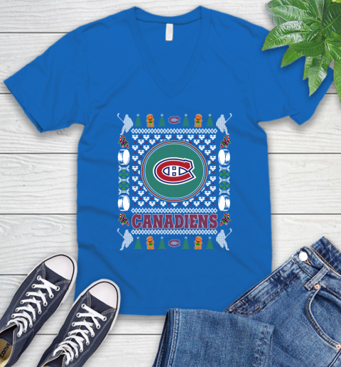 Montreal Canadiens Merry Christmas NHL Hockey Loyal Fan Ugly Shirt 52