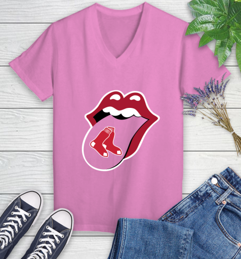 Boston Red Sox MLB Baseball Lips I Root For My Team Adoring Fan 90