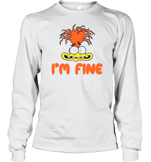 Mel Mitchell wearing inside out 2 anxiety i'm fine Long Sleeve T-Shirt