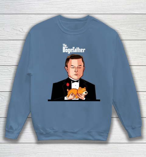Dogecoin The DogeFather Funny Sweatshirt 6