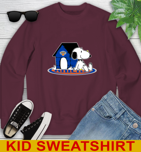 NBA Basketball New York Knicks Snoopy The Peanuts Movie Shirt Youth Sweatshirt 5