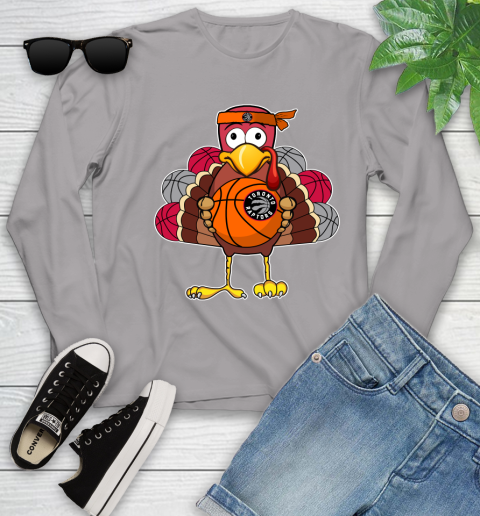 Toronto Raptors Turkey thanksgiving day Youth Long Sleeve 5