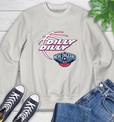 NBA New Orleans Pelicans Dilly Dilly Basketball Sports Sweatshirt 12