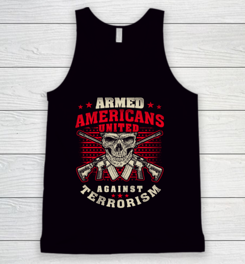 Veteran Shirt Patriot Against Terrorism Tank Top