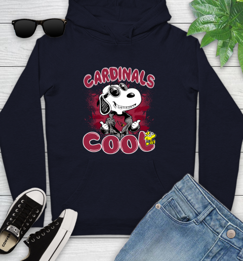 NFL Football Arizona Cardinals Cool Snoopy Shirt Youth Hoodie 3
