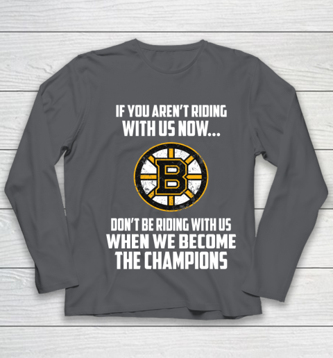 NHL Boston Bruins Hockey We Become The Champions Youth Long Sleeve 6