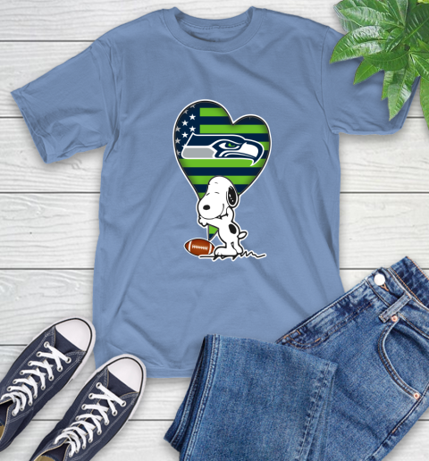 Seattle Seahawks NFL Football The Peanuts Movie Adorable Snoopy T-Shirt 11