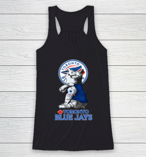 MLB Baseball My Cat Loves Toronto Blue Jays Racerback Tank