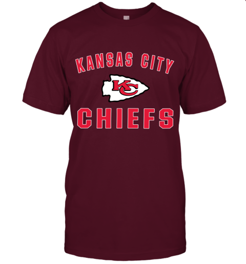 Kansas City Chiefs NFL Pro Line Gray Victory Arch Unisex Jersey Tee