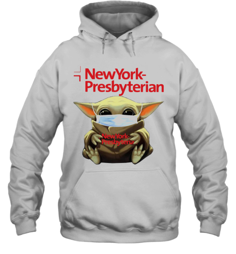 Baby Yoda Hug New York Presbyterian Covid 19 Hoodie