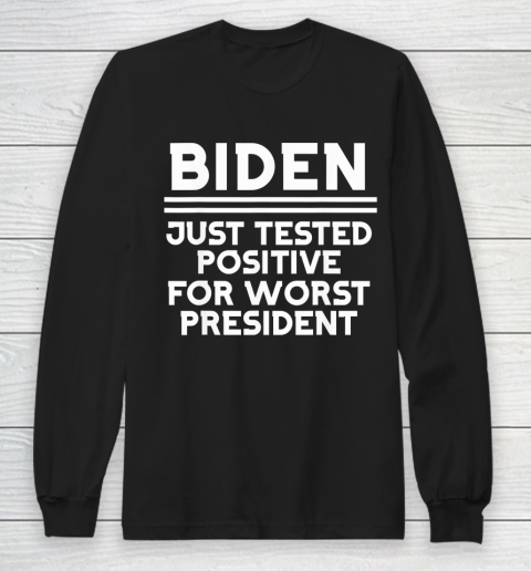 Republicans Voter Anti Joe Biden Worst President Long Sleeve T-Shirt
