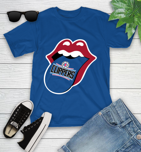LA Clippers NBA Basketball Lips I Root For My Team Adoring Fan 111
