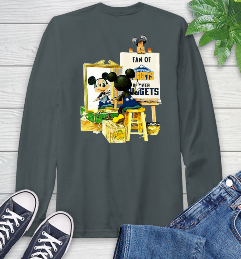 NBA Basketball Denver Nuggets Mickey Drawing Shirt 60
