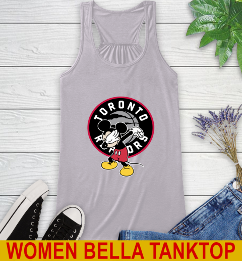 Toronto Raptors NBA Basketball Dabbing Mickey Disney Sports Racerback Tank 5