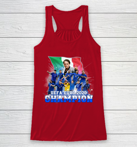 Italy European Champions 2020 Team Racerback Tank 4