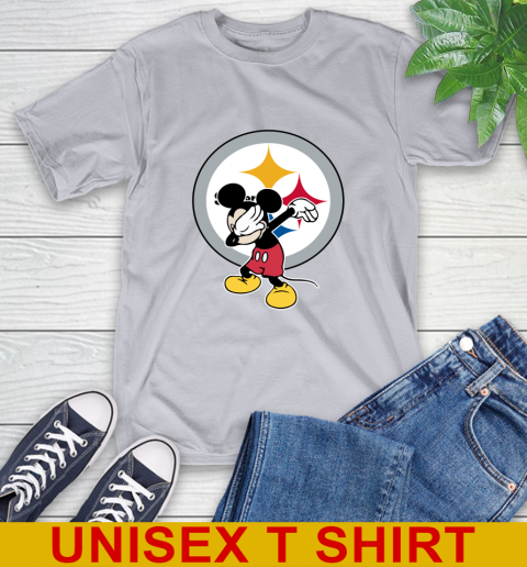 Pittsburgh Steelers NFL Football Dabbing Mickey Disney Sports T-Shirt 6