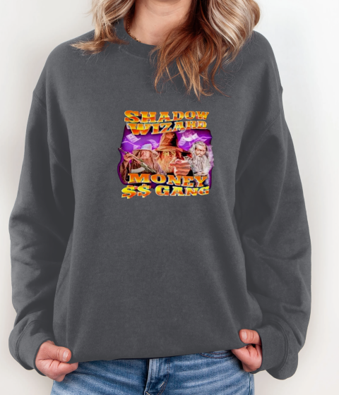 53n3 funny shadow wizard money 036 036 gang sweatshirt 35 front dark heather