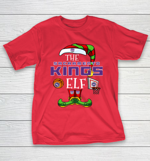 Sacramento Kings Christmas ELF Funny NBA T-Shirt 9