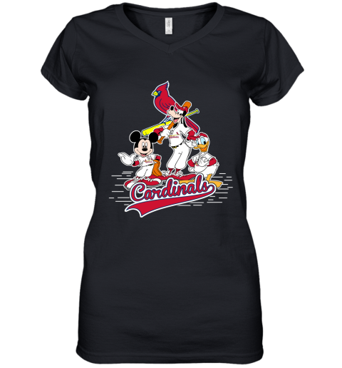 St.Louis Cardinals MLB Baseball Dabbing Mickey Disney Sports T