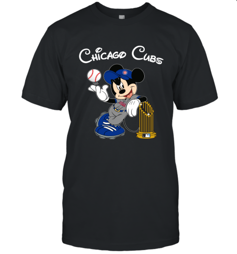 Chicago Cubs Mickey Taking The Trophy MLB 2019 Unisex Jersey Tee