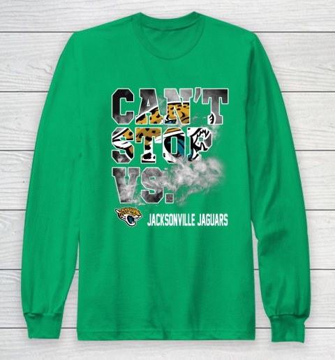 NFL Jacksonville Jaguars Can't Stop Vs Long Sleeve T-Shirt 4