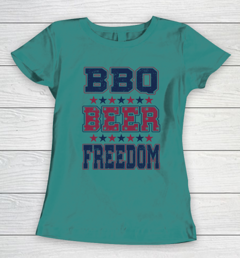 BBQ Beer Freedom Women's T-Shirt 12