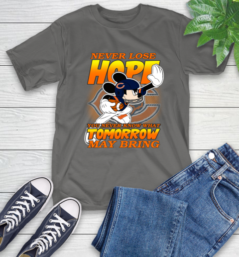 Chicago Bears NFL Football Mickey Disney Never Lose Hope T-Shirt 10