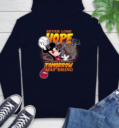 Houston Rockets NBA Basketball Mickey Disney Never Lose Hope Hoodie 3